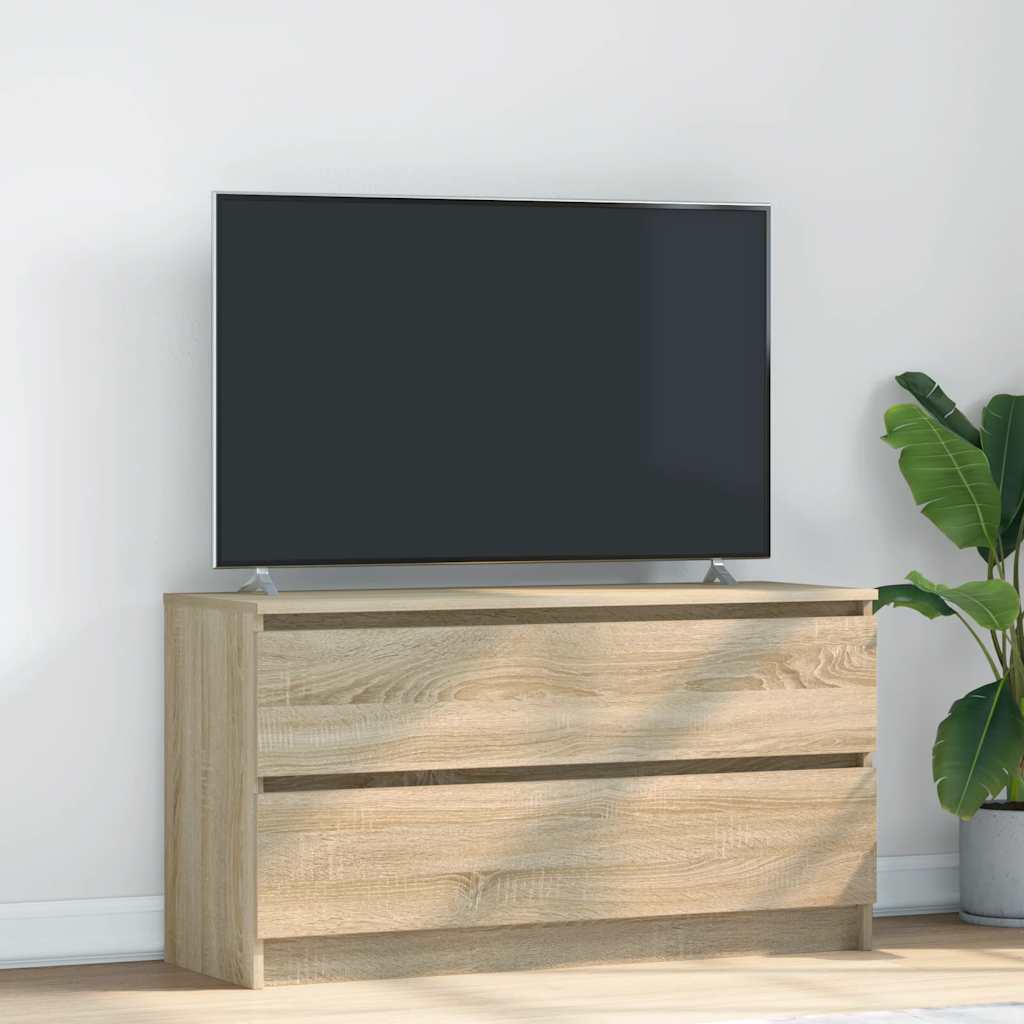 Tv Cabinet 100X35X54 Cm Engineered Wood