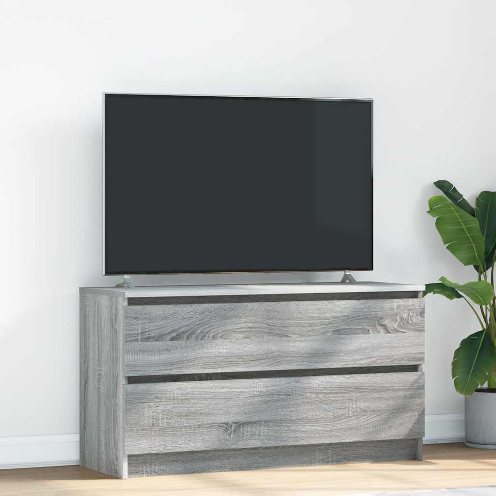 Tv Cabinet 100X35X54 Cm Engineered Wood