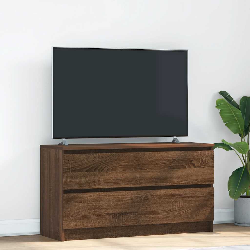 Tv Cabinet 100X35X54 Cm Engineered Wood