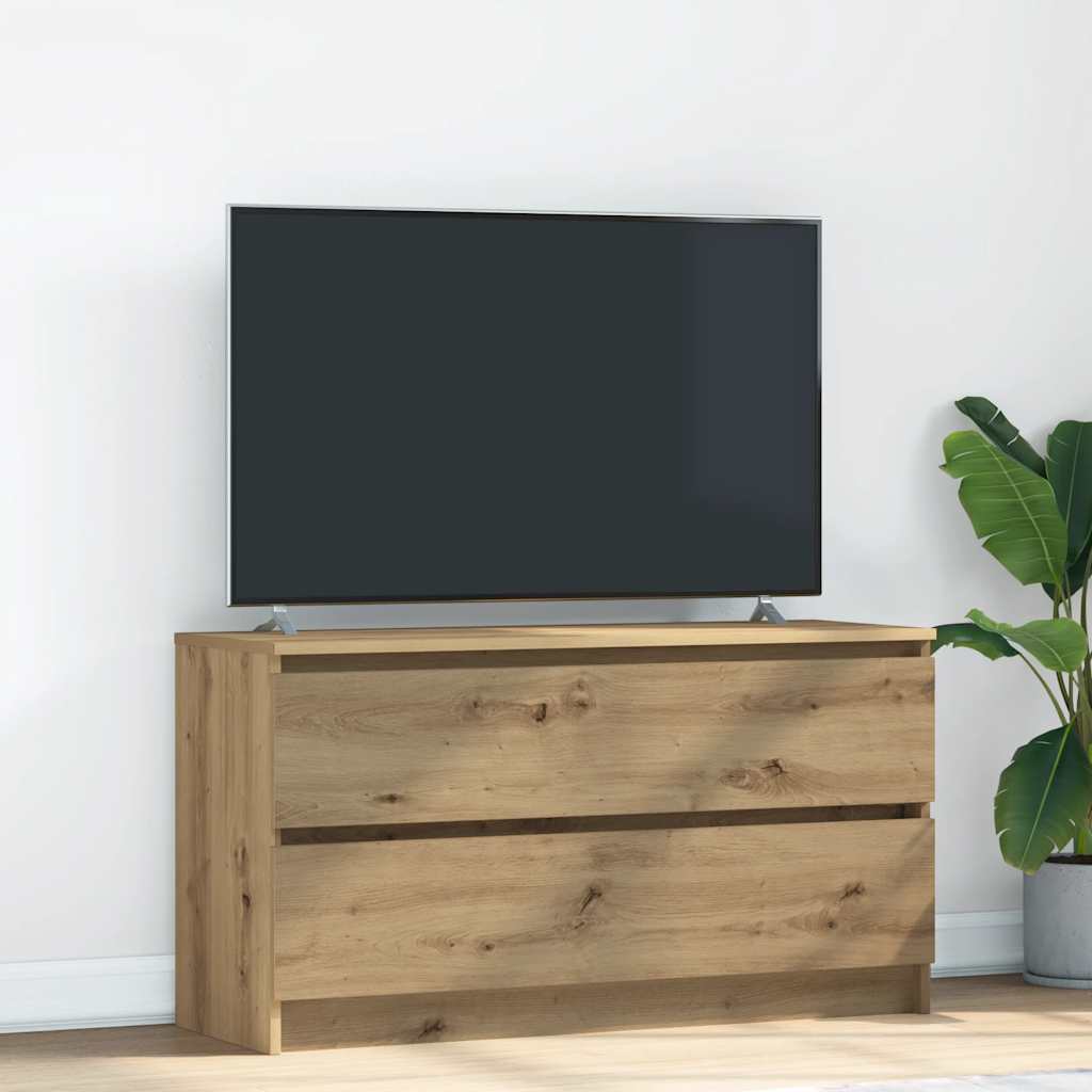 Tv Cabinet 100X35X54 Cm Engineered Wood
