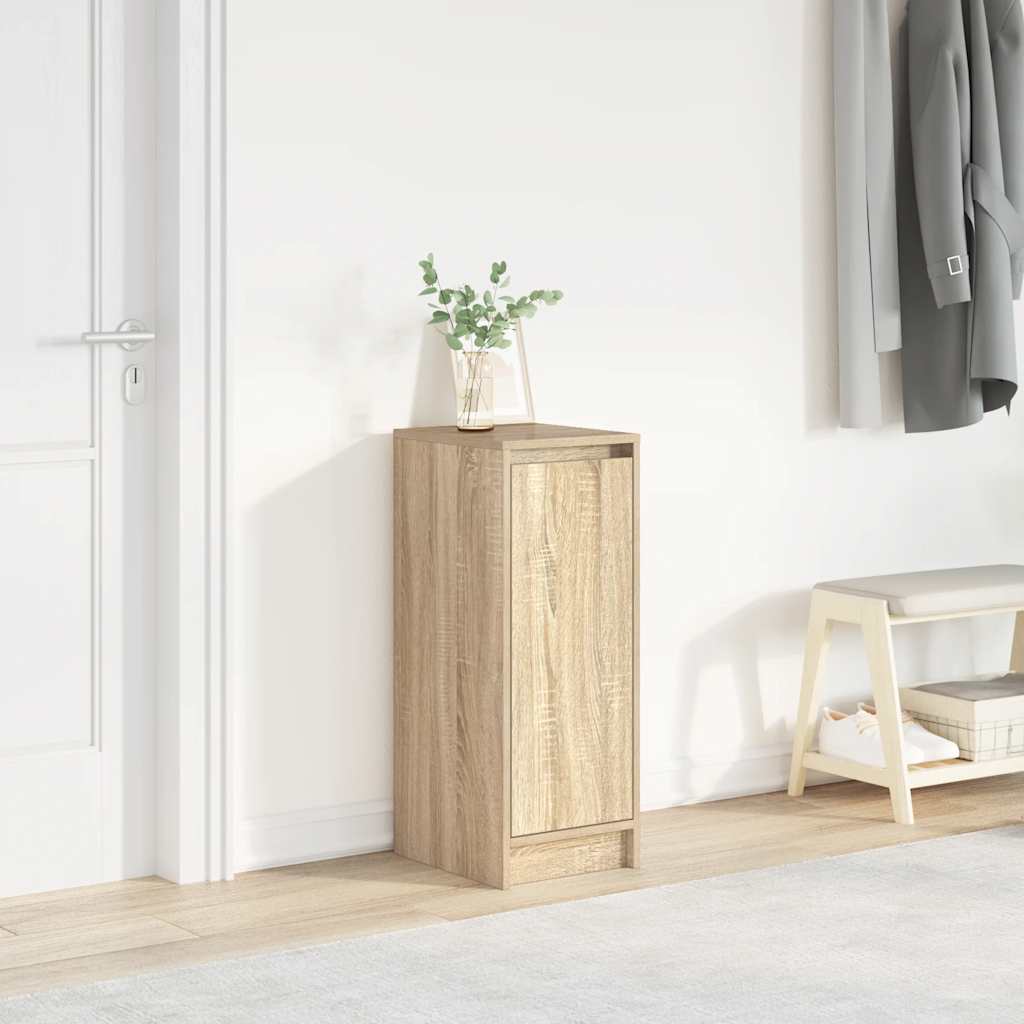 Shoe Cabinet 29.5X34X76 Cm Engineered Wood