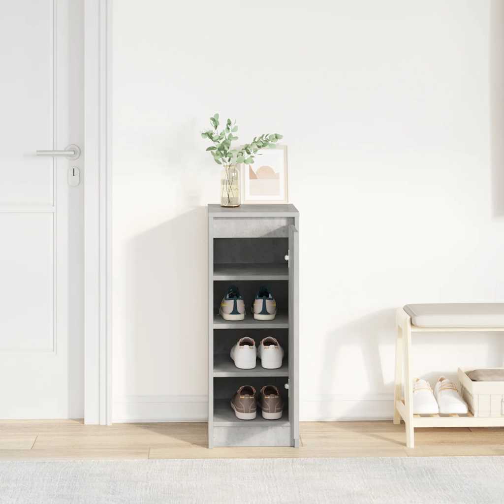 Shoe Cabinet 29.5X34X76 Cm Engineered Wood