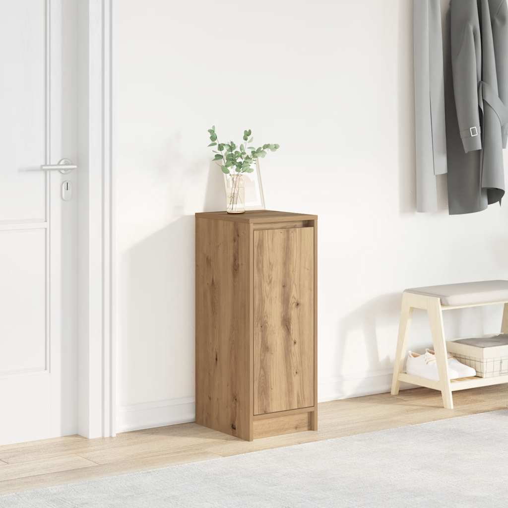 Shoe Cabinet 29.5X34X76 Cm Engineered Wood