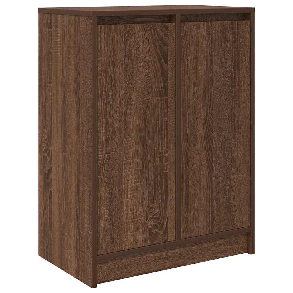 Shoe Cabinet 57X34X76 Cm Engineered Wood
