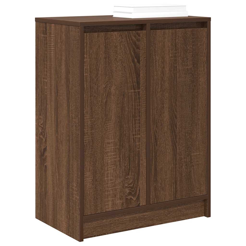 Shoe Cabinet 57X34X76 Cm Engineered Wood