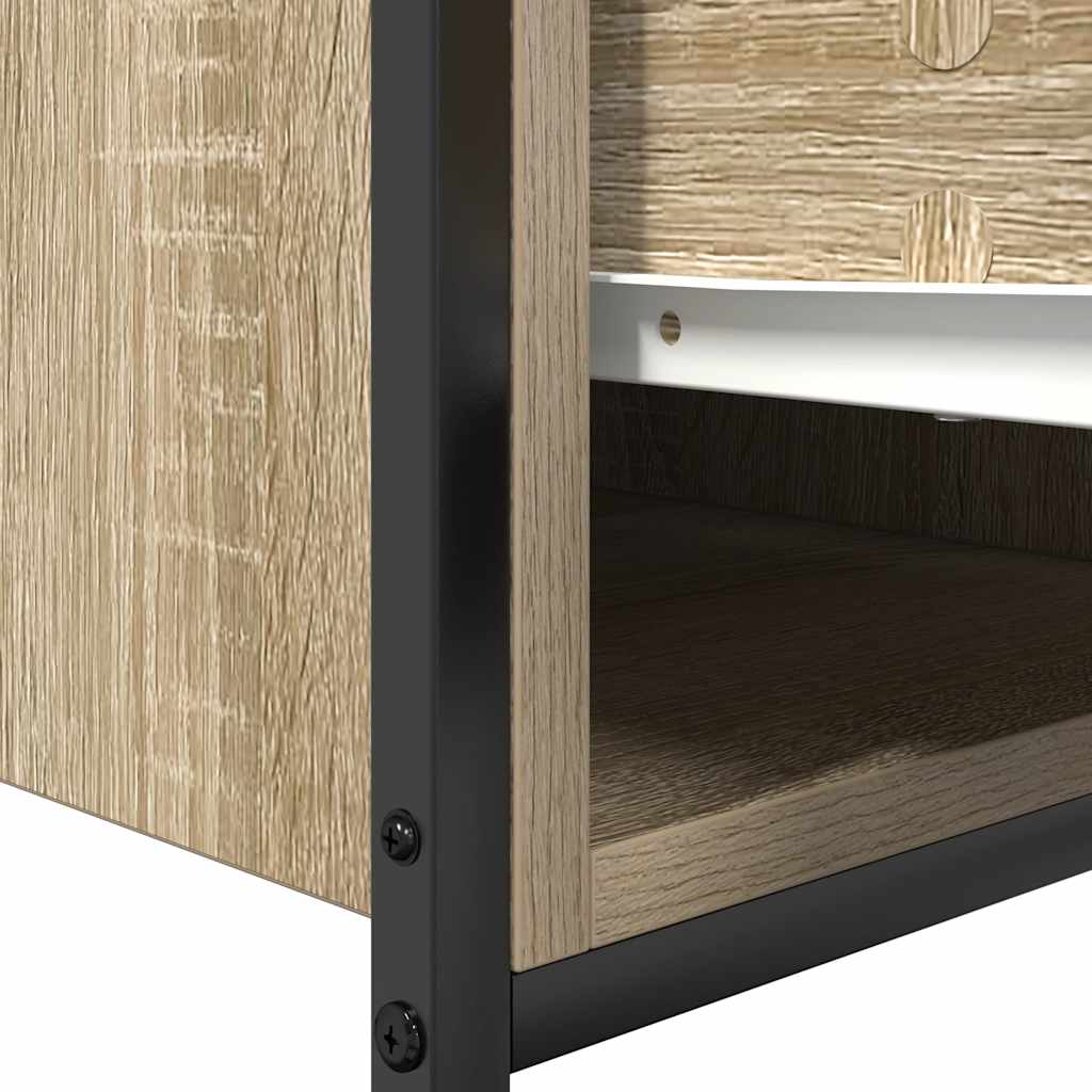 Bathroom Basin Cabinet With Drawers Sonoma Oak 90X34.5X60 Cm