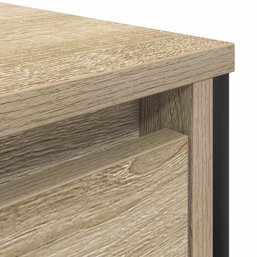 Basin Cabinet With Drawers Sonoma Oak 90X34.5X60 Cm