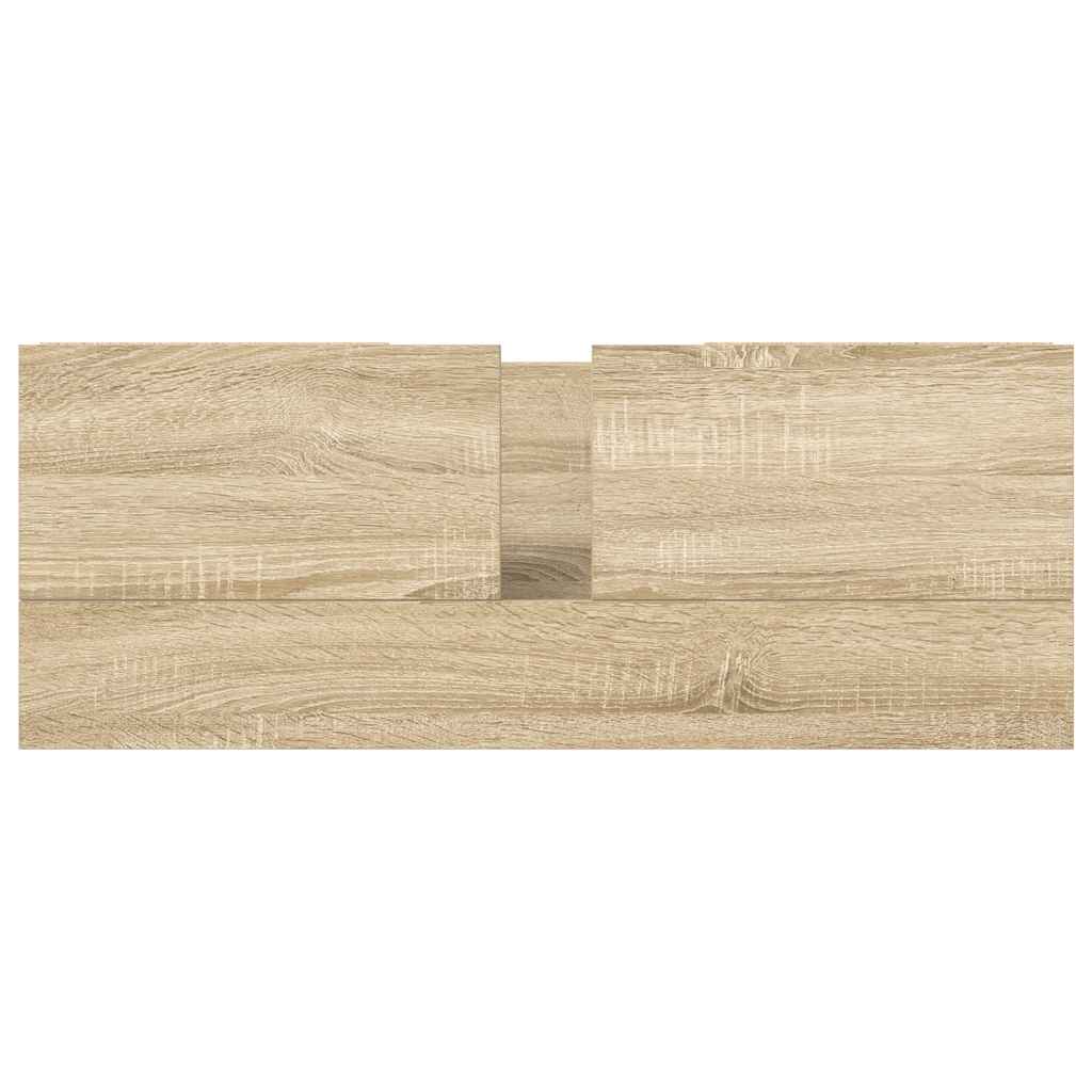 Basin Cabinet With Drawers Sonoma Oak 90X34.5X60 Cm