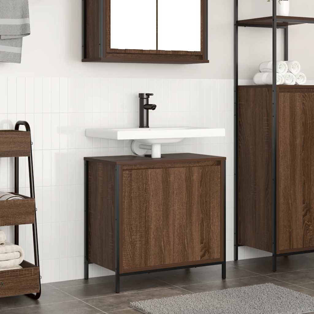 Bathroom Basin Cabinet 60X34.5X60 Cm