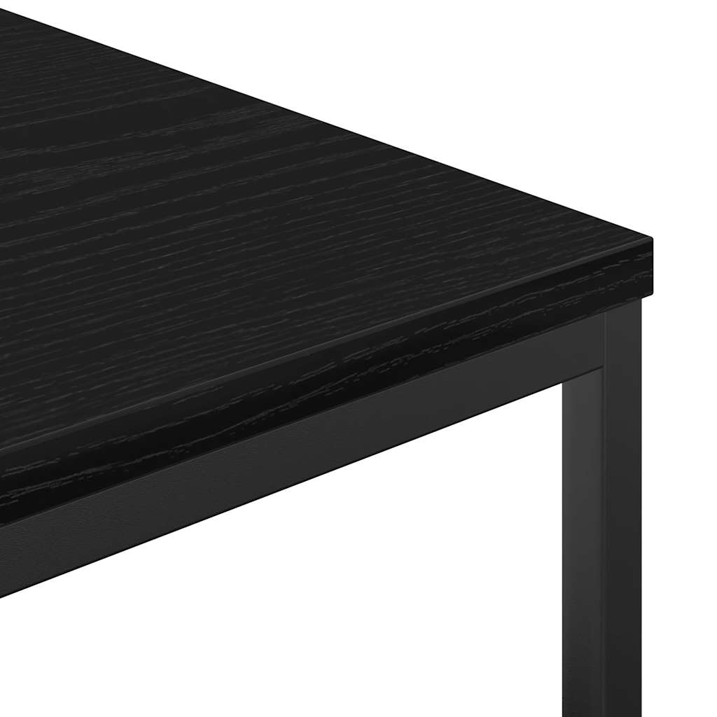 Bathroom Cabinet With Shelves Black Oak 36X35X165 Cm