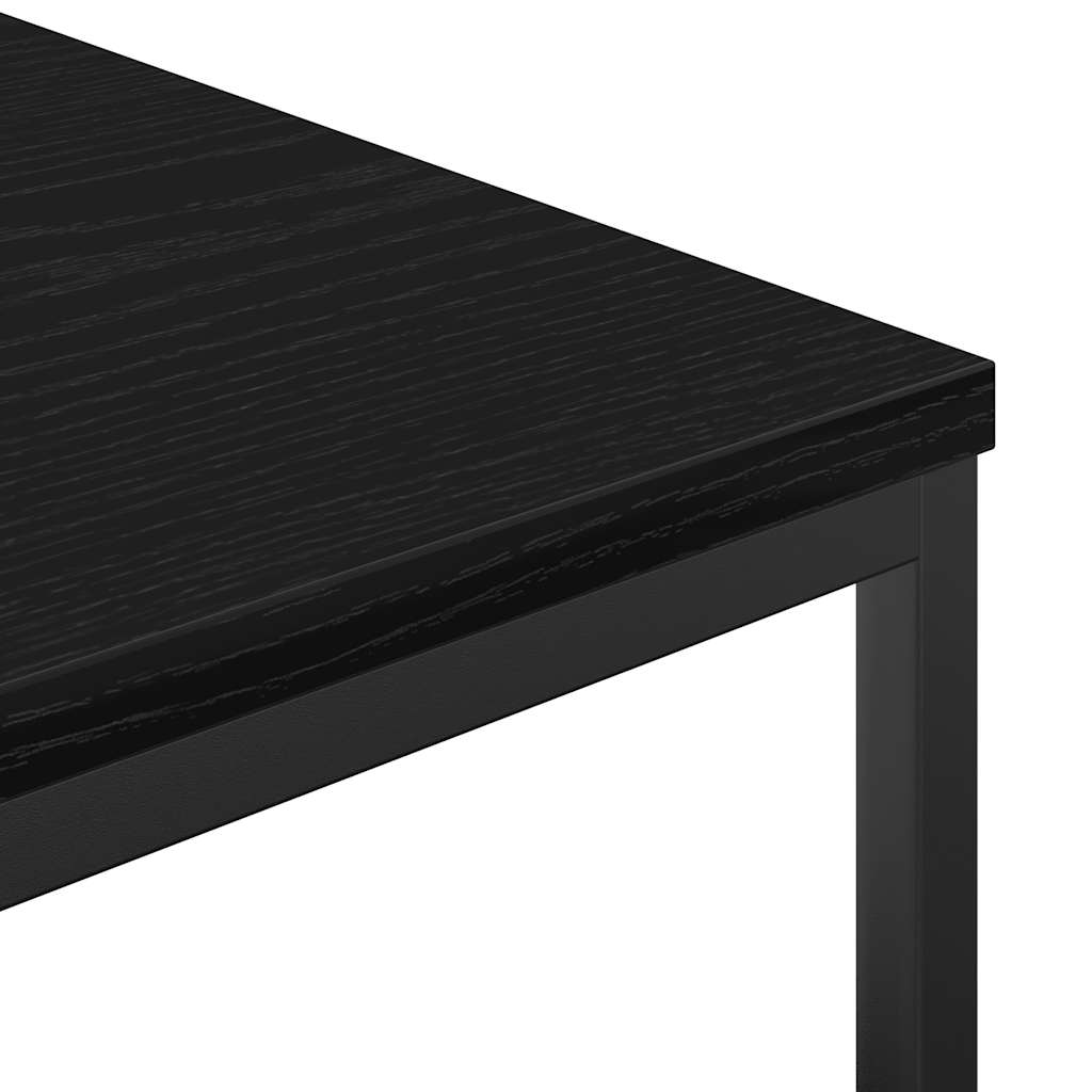 Bathroom Cabinet With Shelves Black Oak 36X35X95 Cm