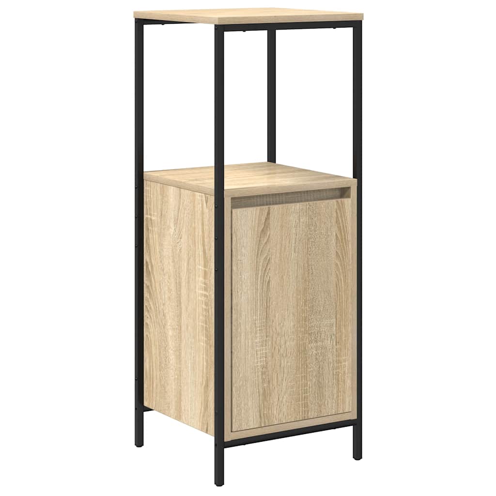 Bathroom Cabinet With Shelves Sonoma Oak 36X35X95 Cm