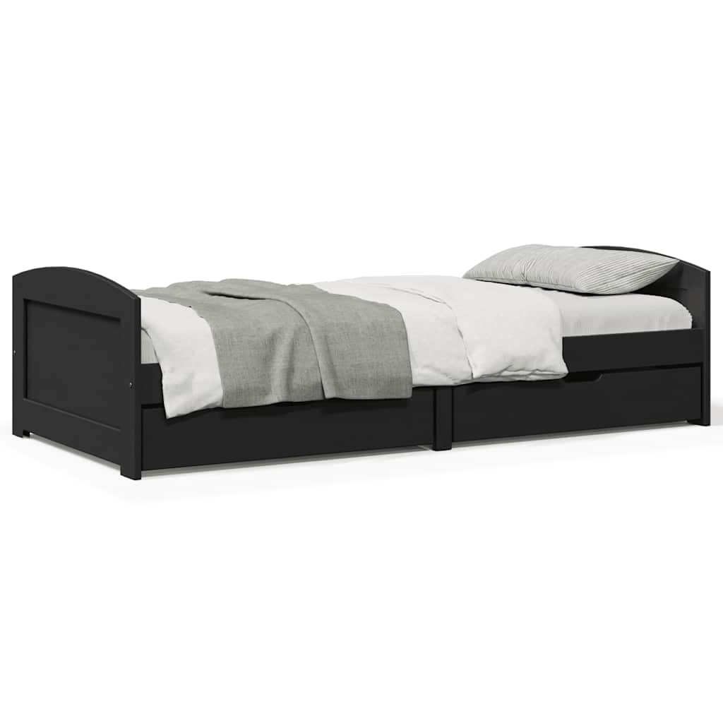 Day Bed With 2 Drawers Without Mattress "Irun" 90X200 Cm