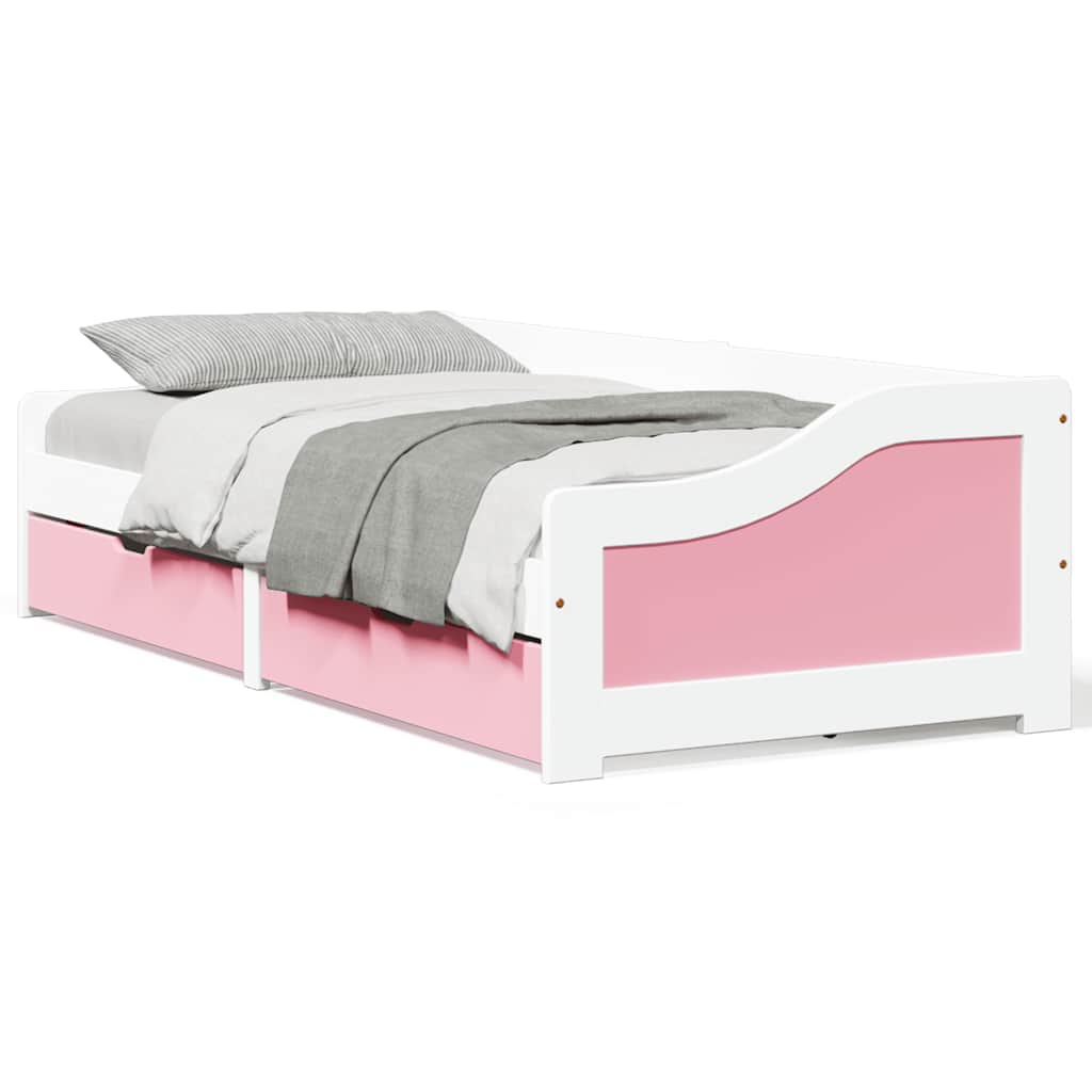 Day Bed With 2 Drawers Without Mattress "Irun" 90X200 Cm