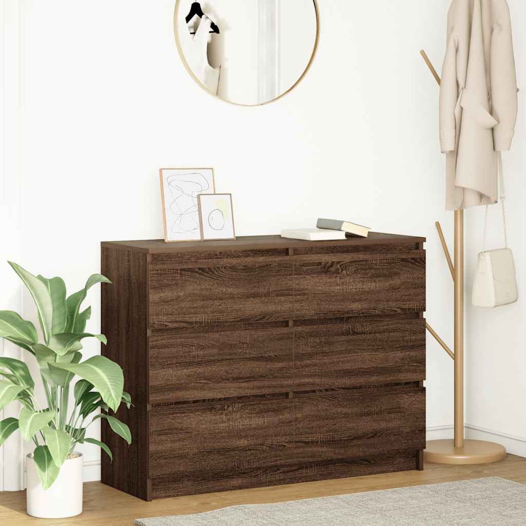 Sideboard 100X35X76 Cm Engineered Wood