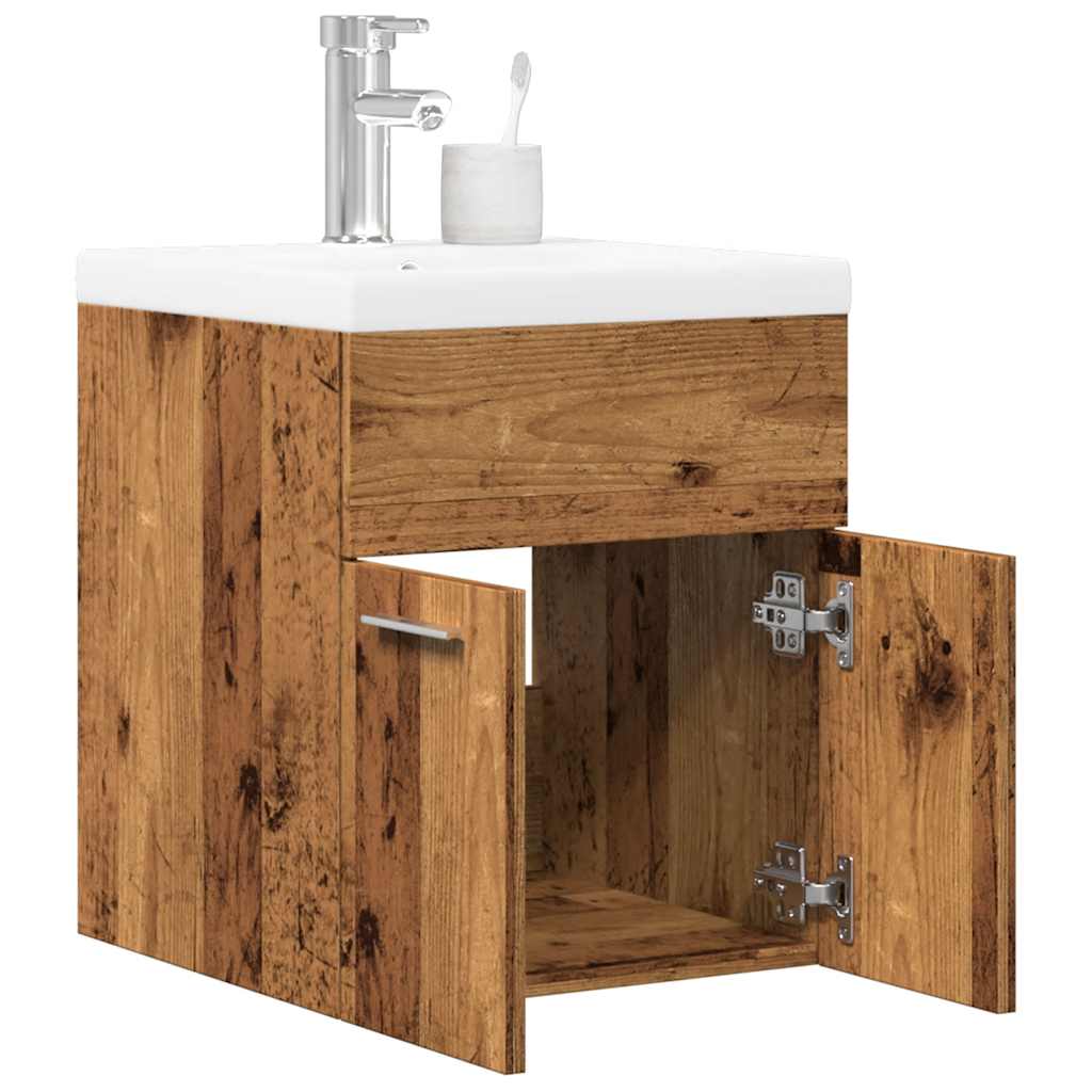 Sink Cabinet With Built-In Basin Engineered Wood