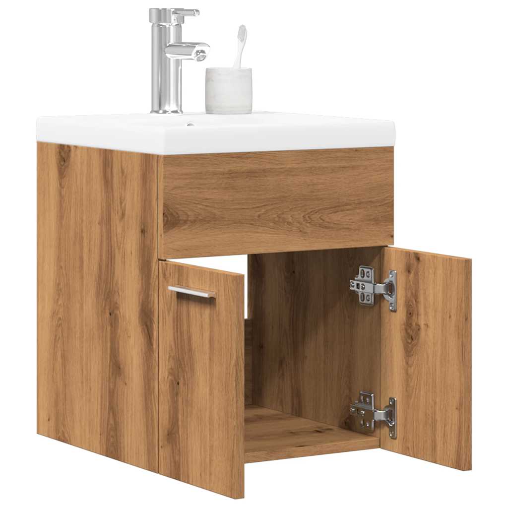 Sink Cabinet With Built-In Basin Engineered Wood