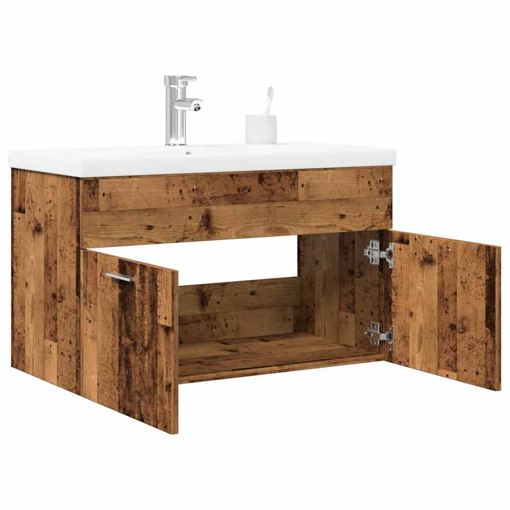 Sink Cabinet With Built-In Basin Engineered Wood