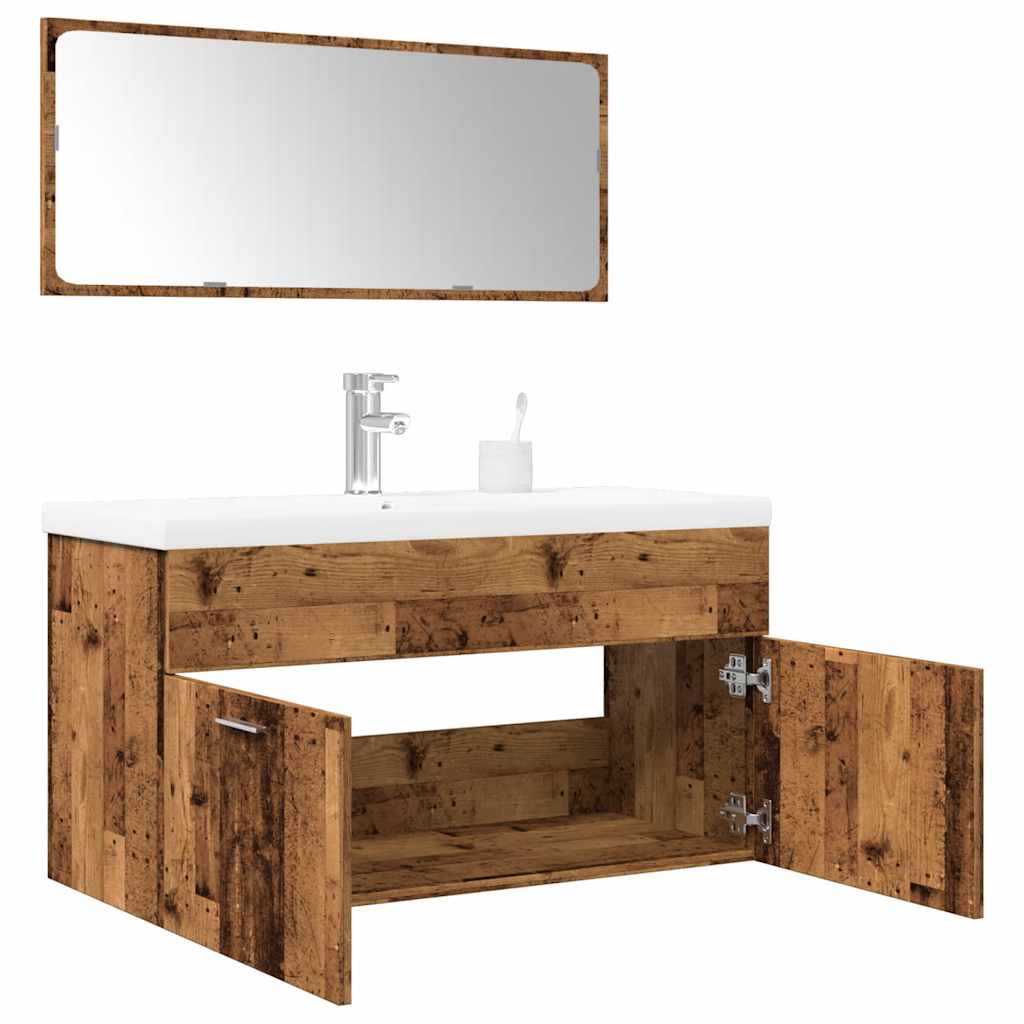 Bathroom Furniture Set Engineered Wood