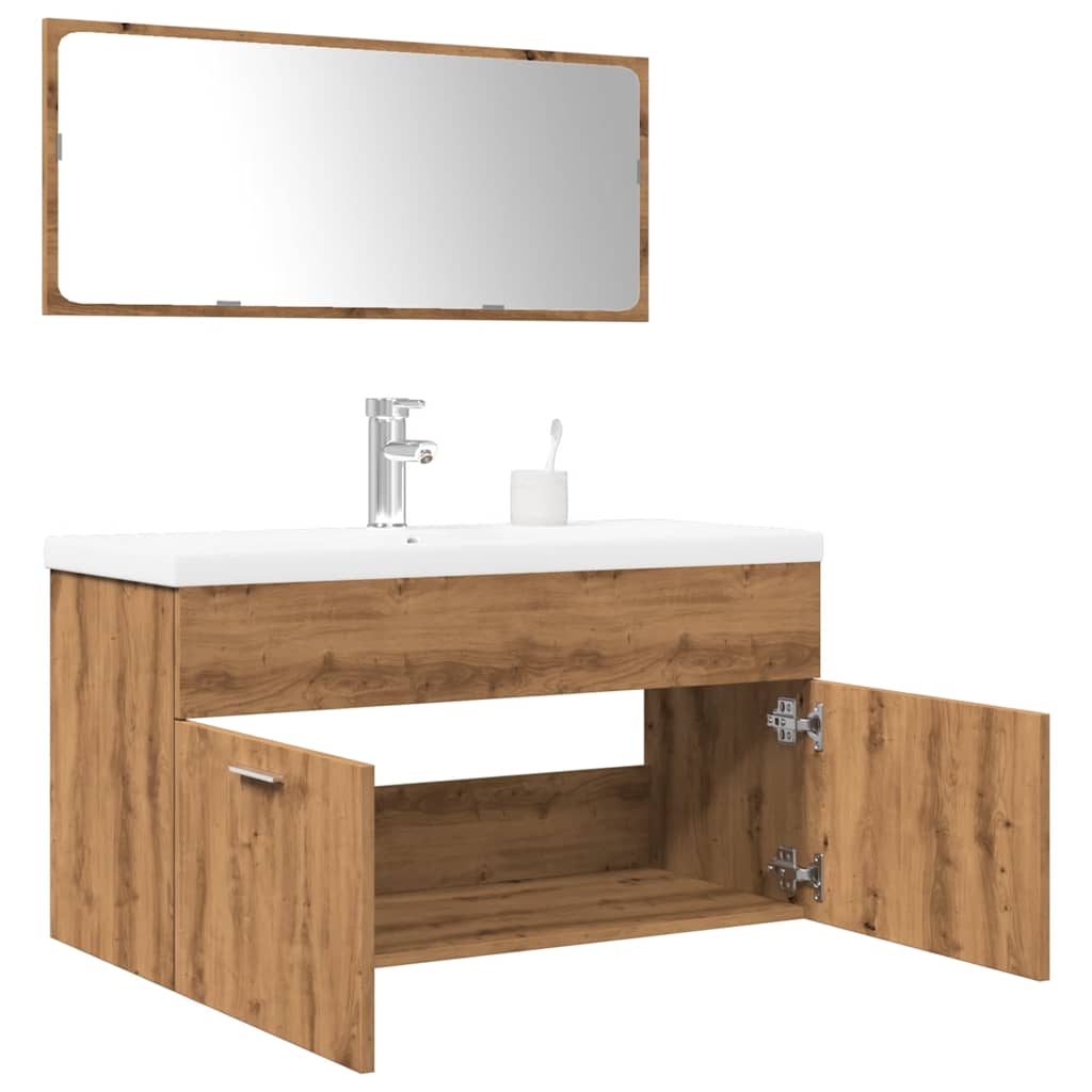 Bathroom Furniture Set Engineered Wood