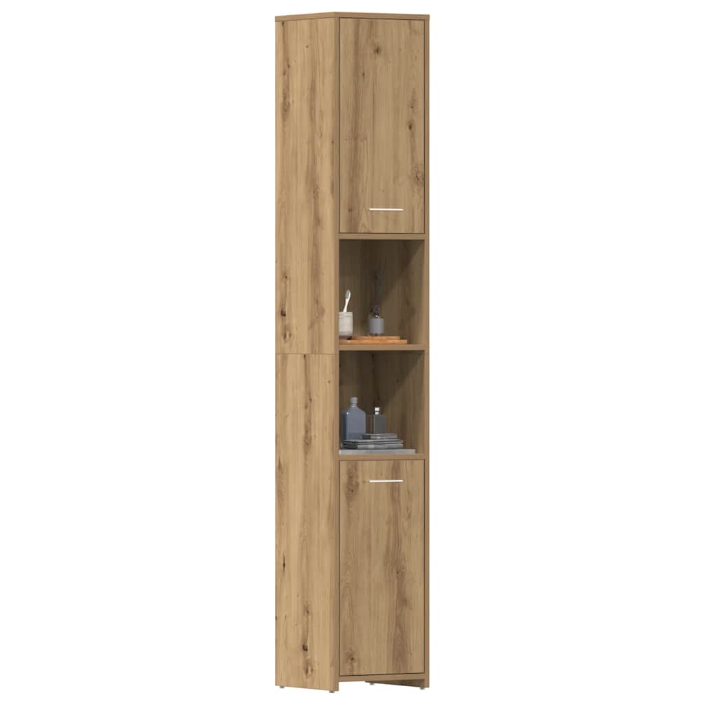Bathroom Cabinet 30X30X183.5 Cm Engineered Wood