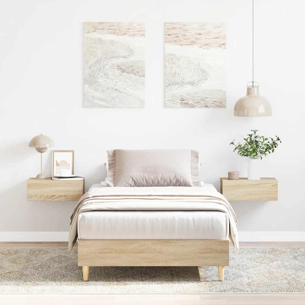 Bed Frame Without Mattress 180X200Cm Engineered Wood