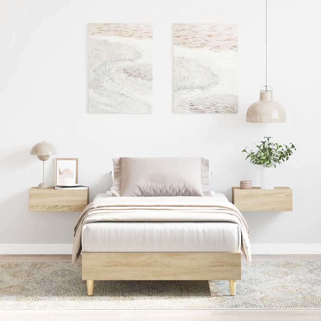 Bed Frame Without Mattress 180X200Cm Engineered Wood