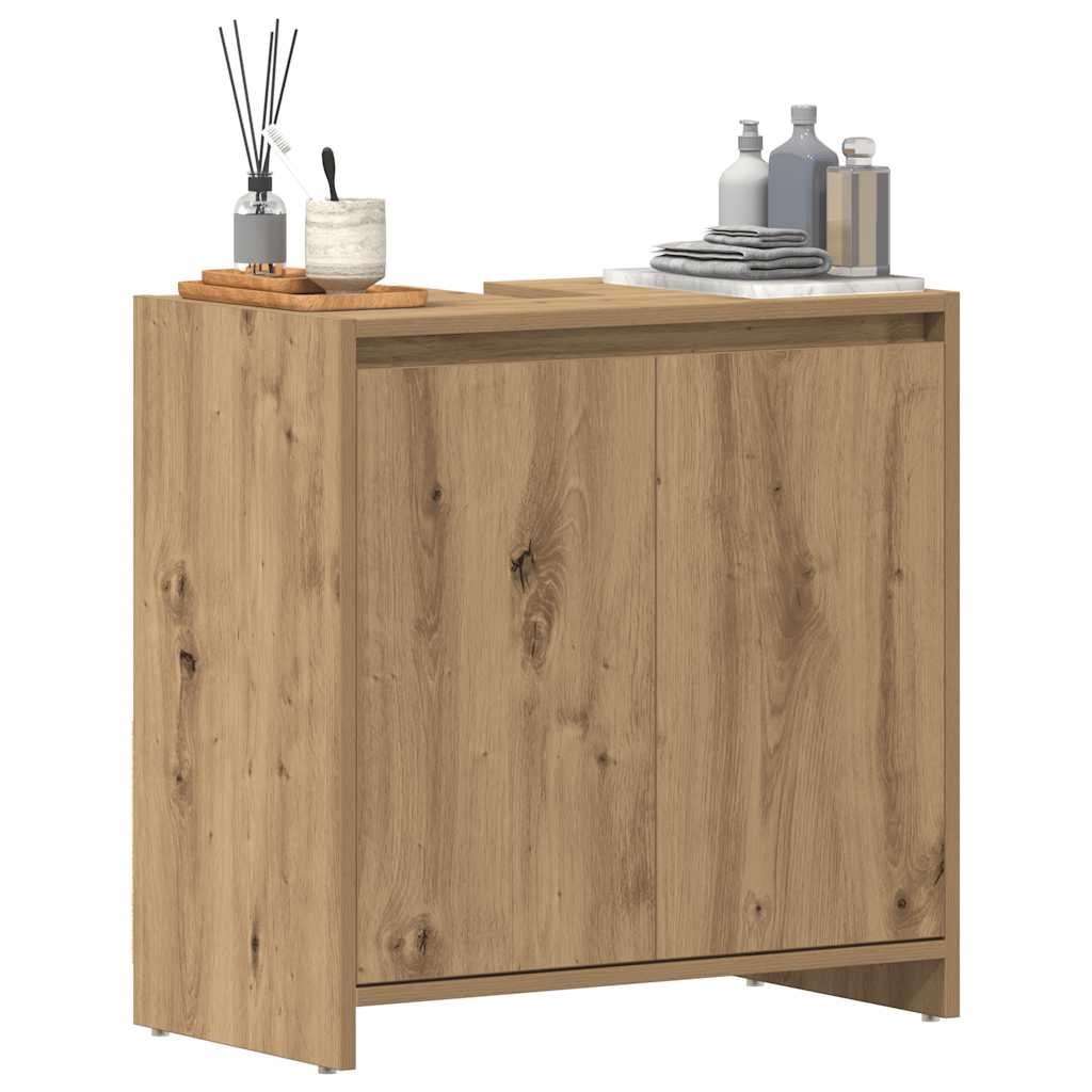 Bathroom Cabinet 60X33X61 Cm Engineered Wood