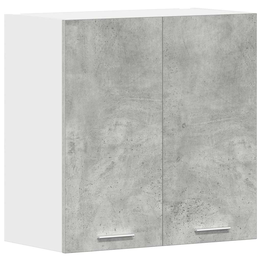 Kitchen Wall Cabinet Concrete Grey 60X31X60 Cm Engineered Wood