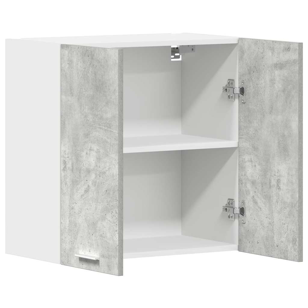 Kitchen Wall Cabinet Concrete Grey 60X31X60 Cm Engineered Wood