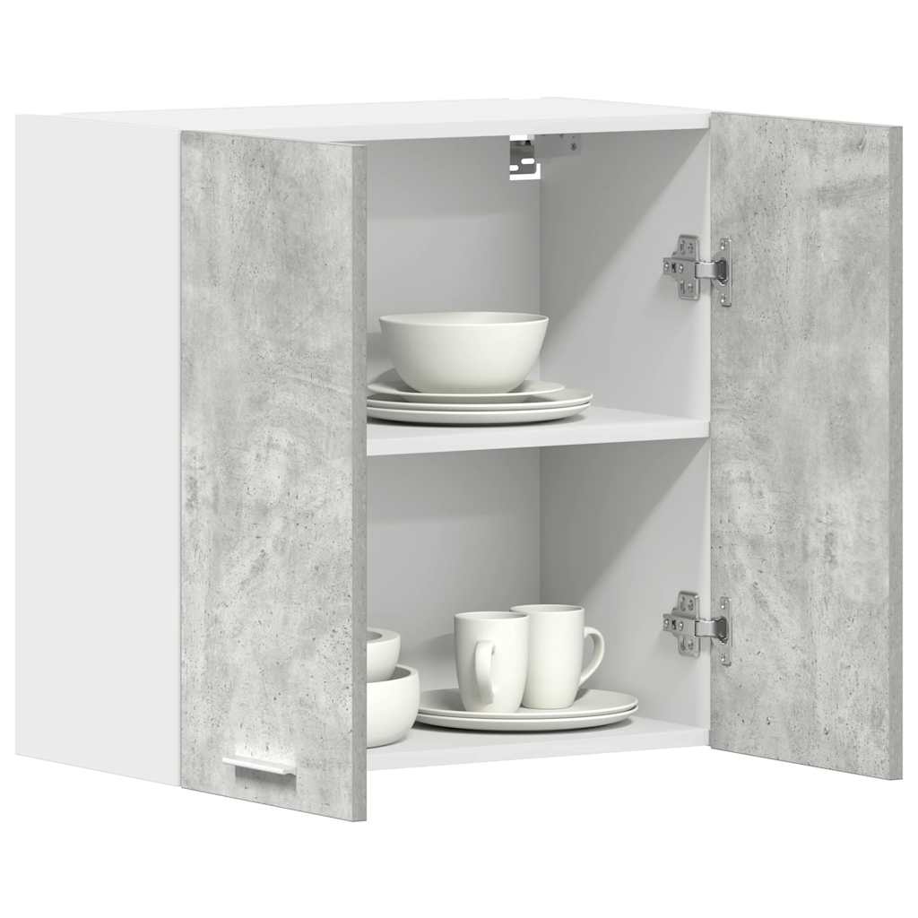Kitchen Wall Cabinet Concrete Grey 60X31X60 Cm Engineered Wood