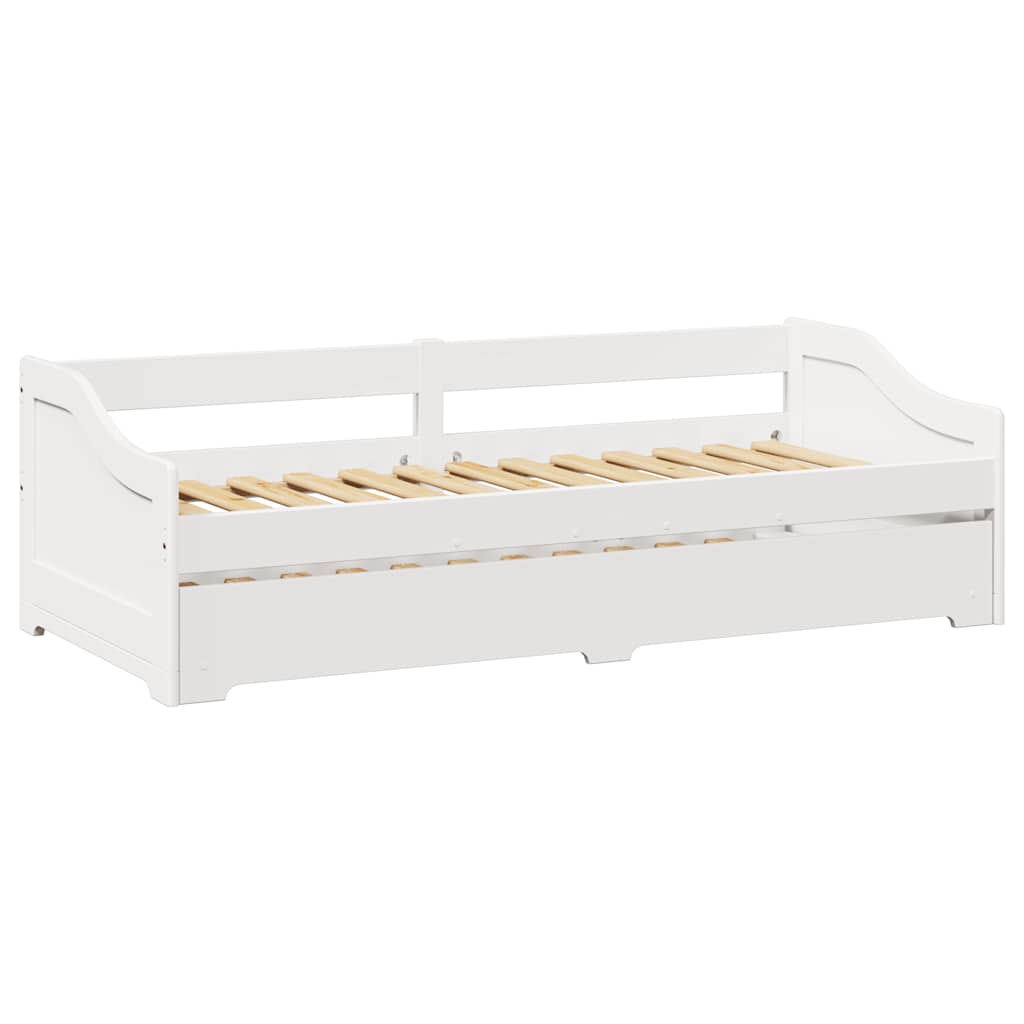 Daybed With Trundle Without Mattress Irun 90X200 Cm