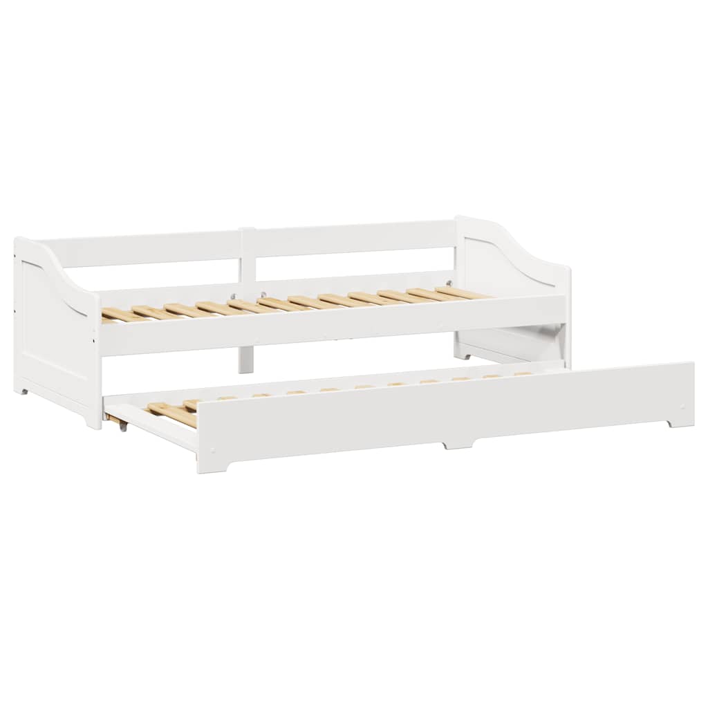 Daybed With Trundle Without Mattress Irun 90X200 Cm
