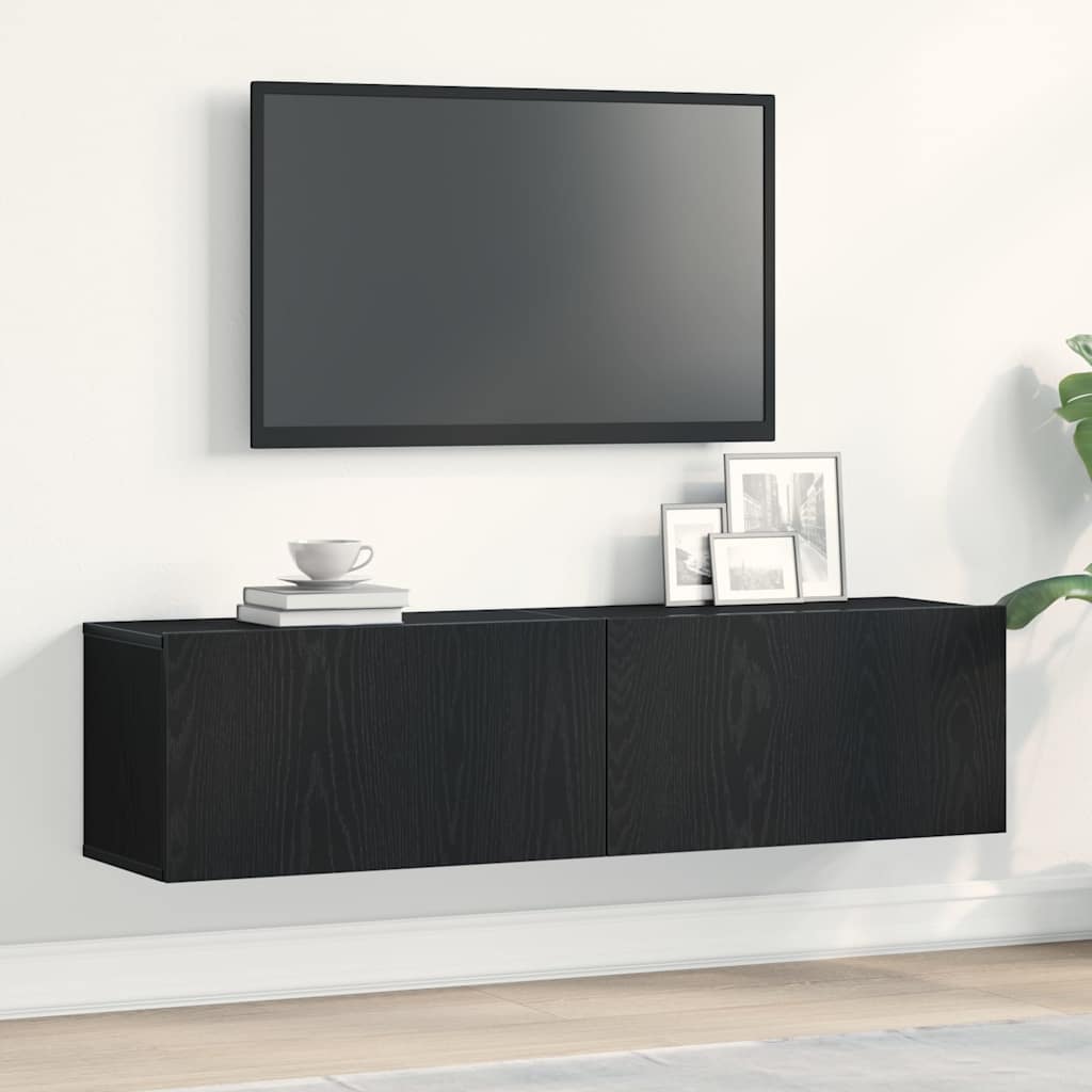 Tv Wall Cabinet 120X30X30 Cm Engineered Wood