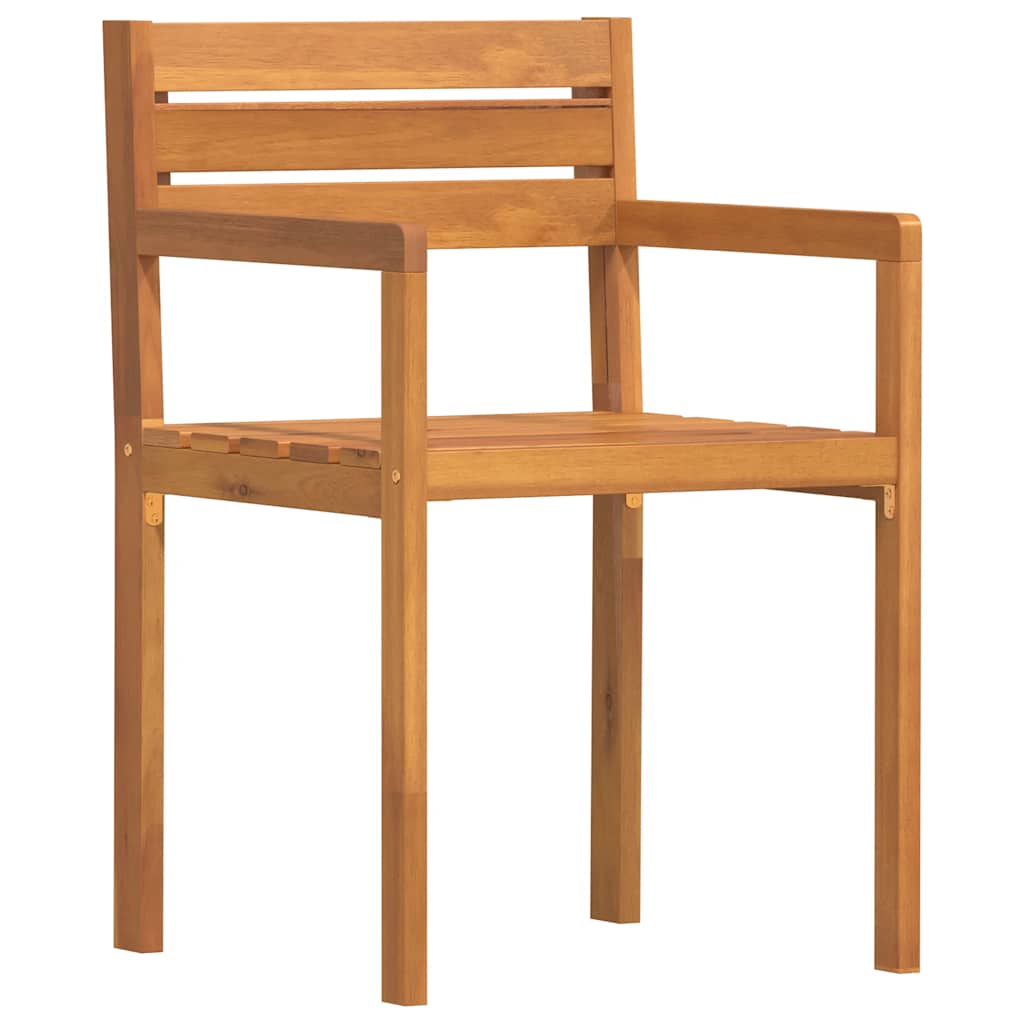 Garden Chairs 2 Pcs 50X53X80 Cm Solid Wood Acacia