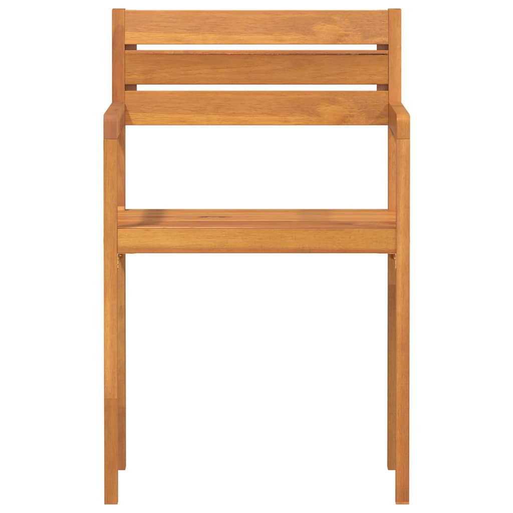 Garden Chairs 2 Pcs 50X53X80 Cm Solid Wood Acacia