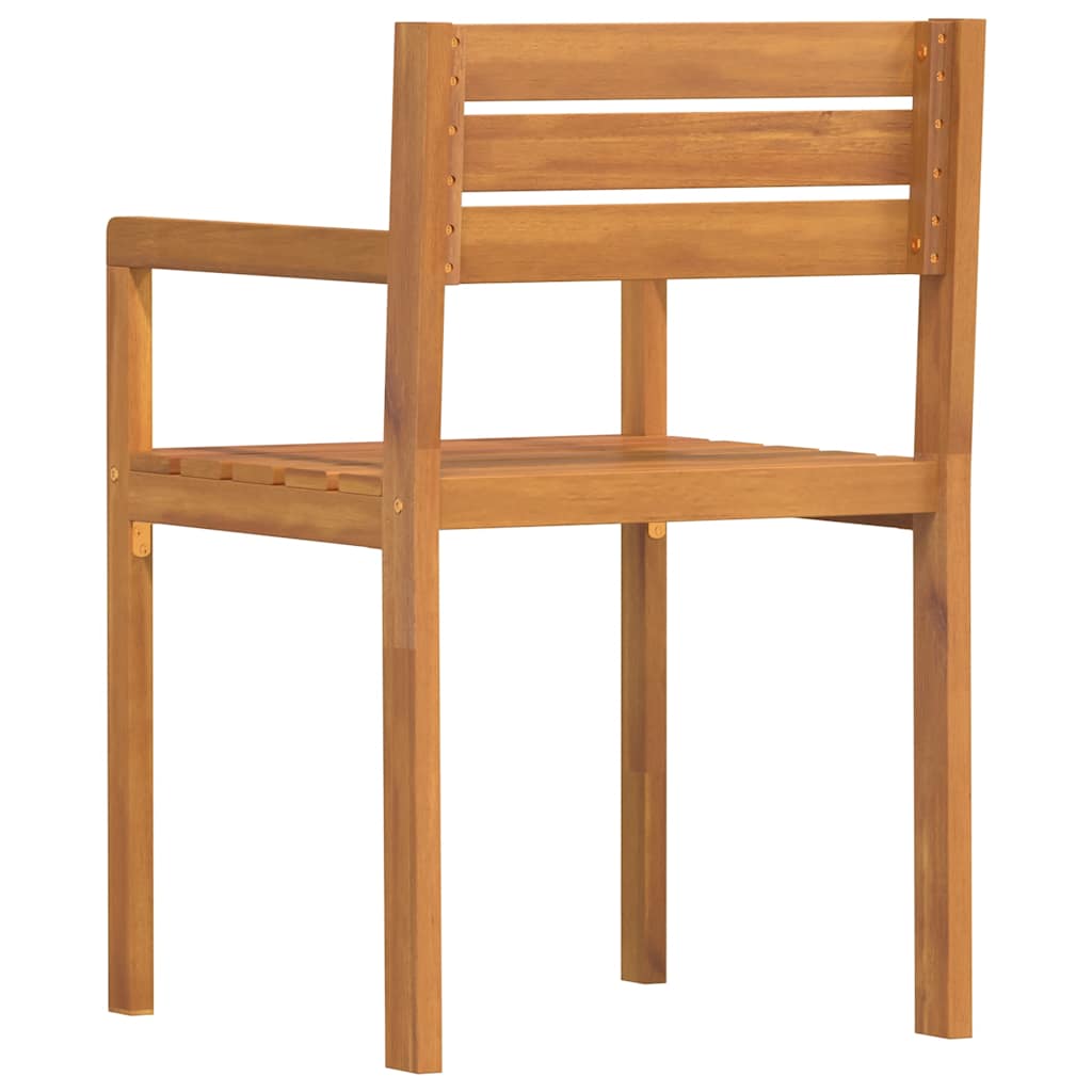 Garden Chairs 2 Pcs 50X53X80 Cm Solid Wood Acacia