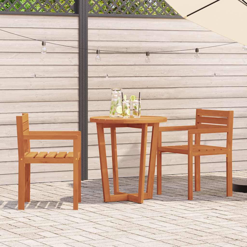 Garden Chairs 2 Pcs 50X53X80 Cm Solid Wood Acacia