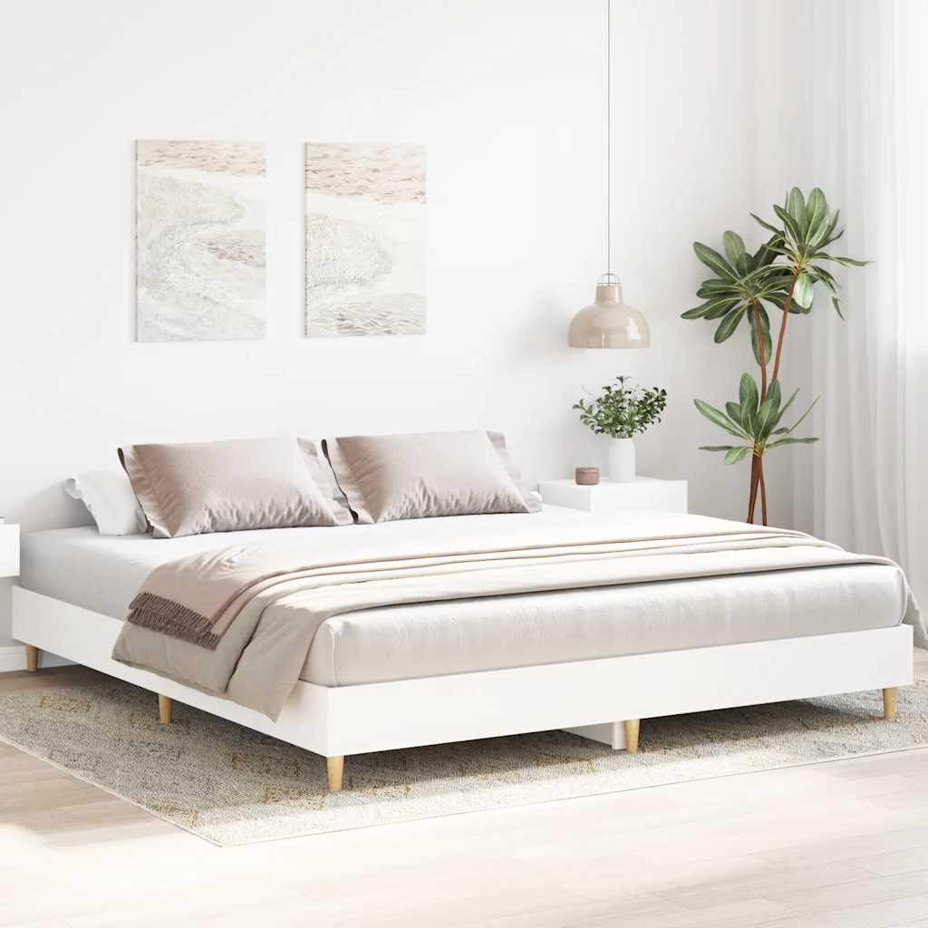 Bed Frame No Mattress Engineered Wood