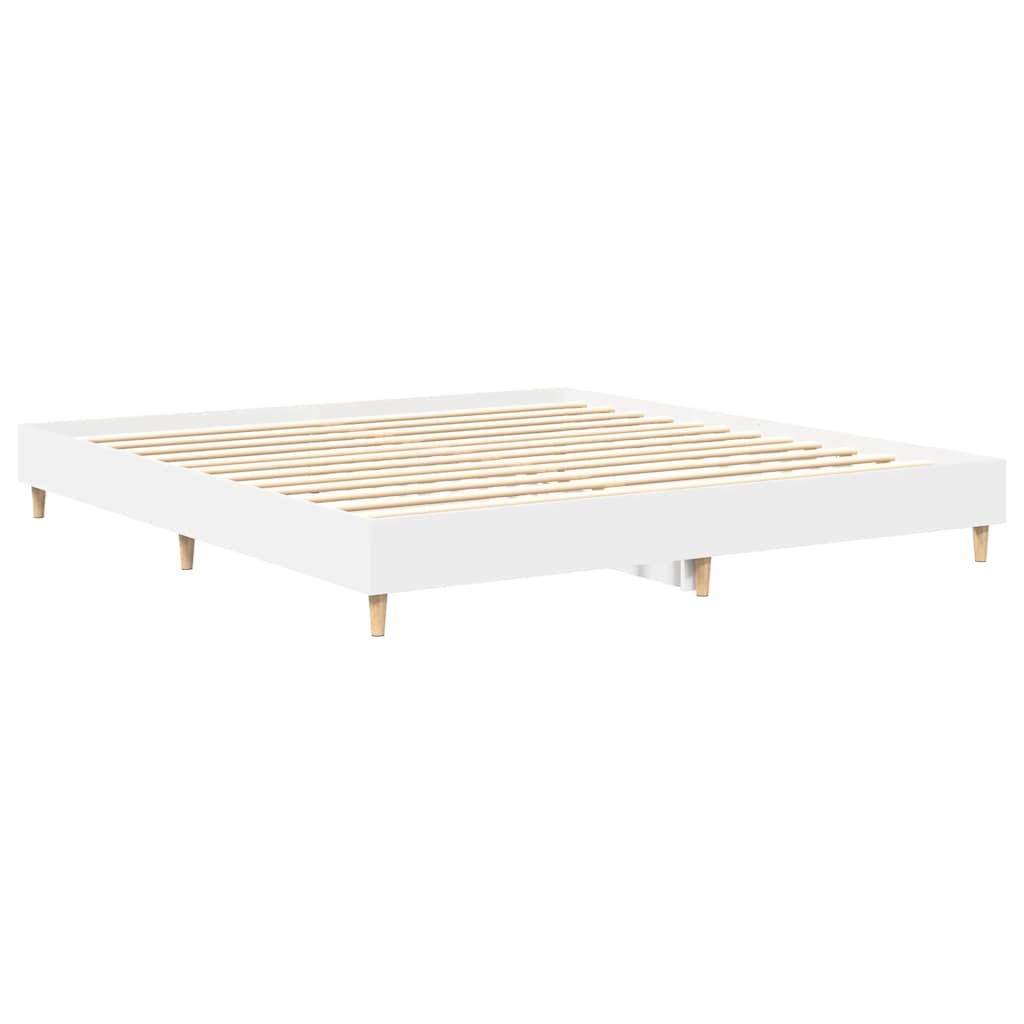 Bed Frame No Mattress Engineered Wood