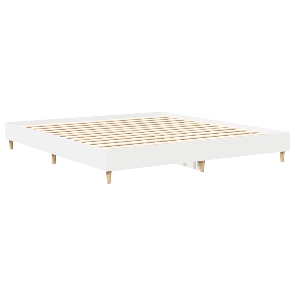 Bed Frame No Mattress Engineered Wood