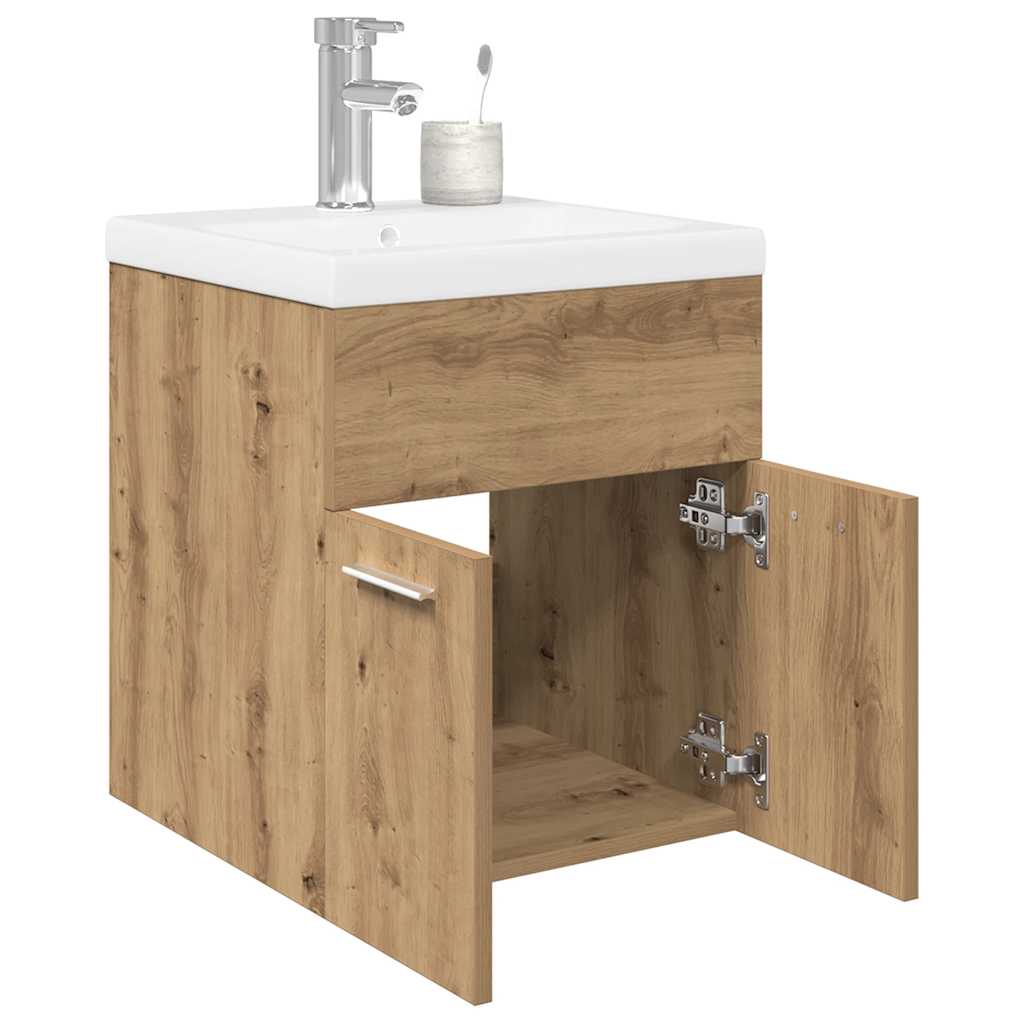 Sink Cabinet With Built-In Basin Engineered Wood