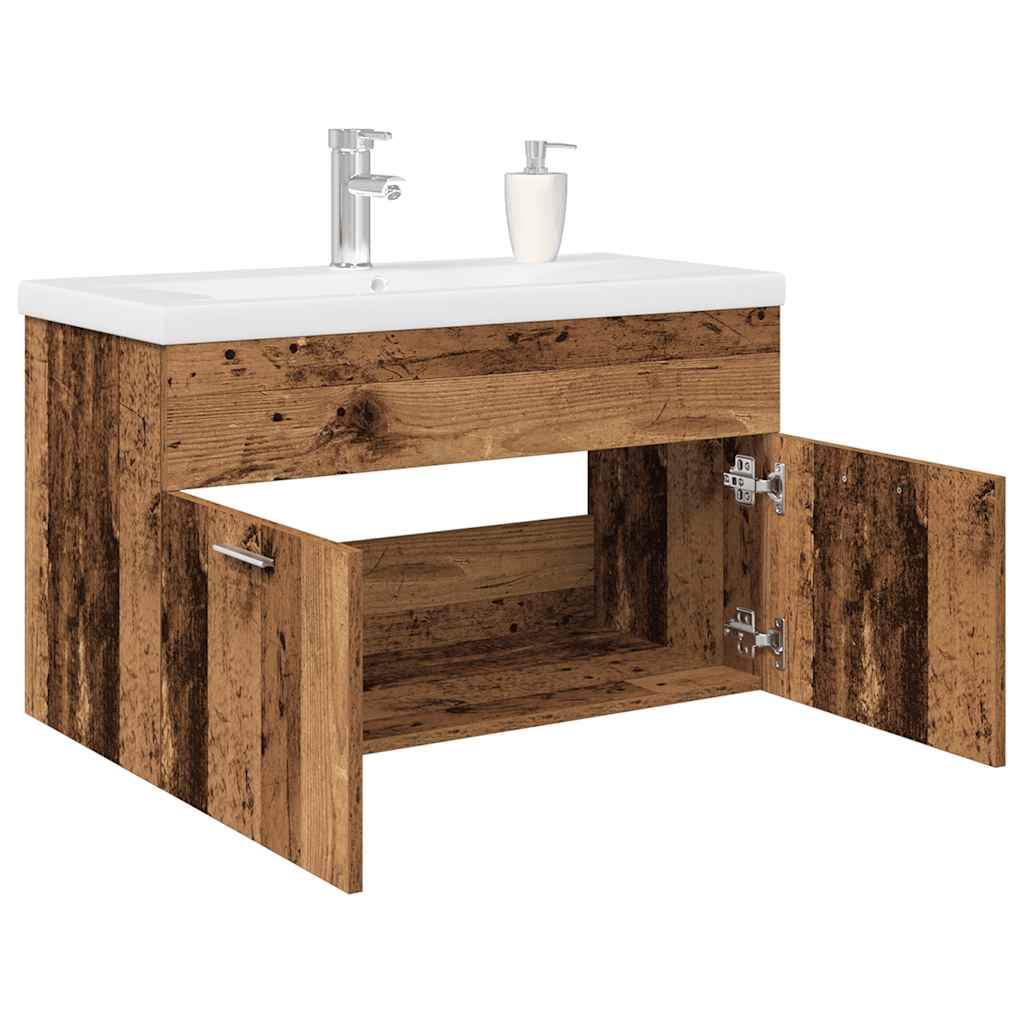 Sink Cabinet With Built-In Basin Engineered Wood