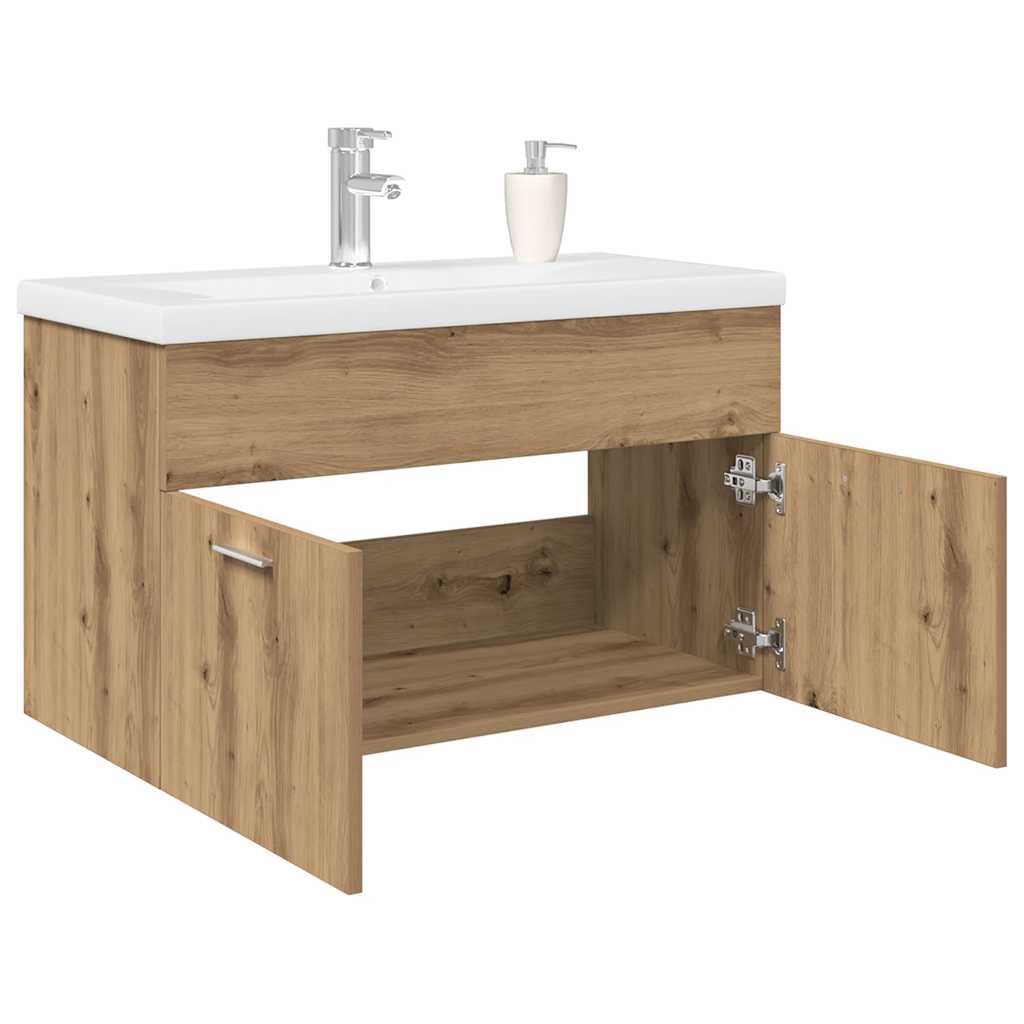 Sink Cabinet With Built-In Basin Engineered Wood