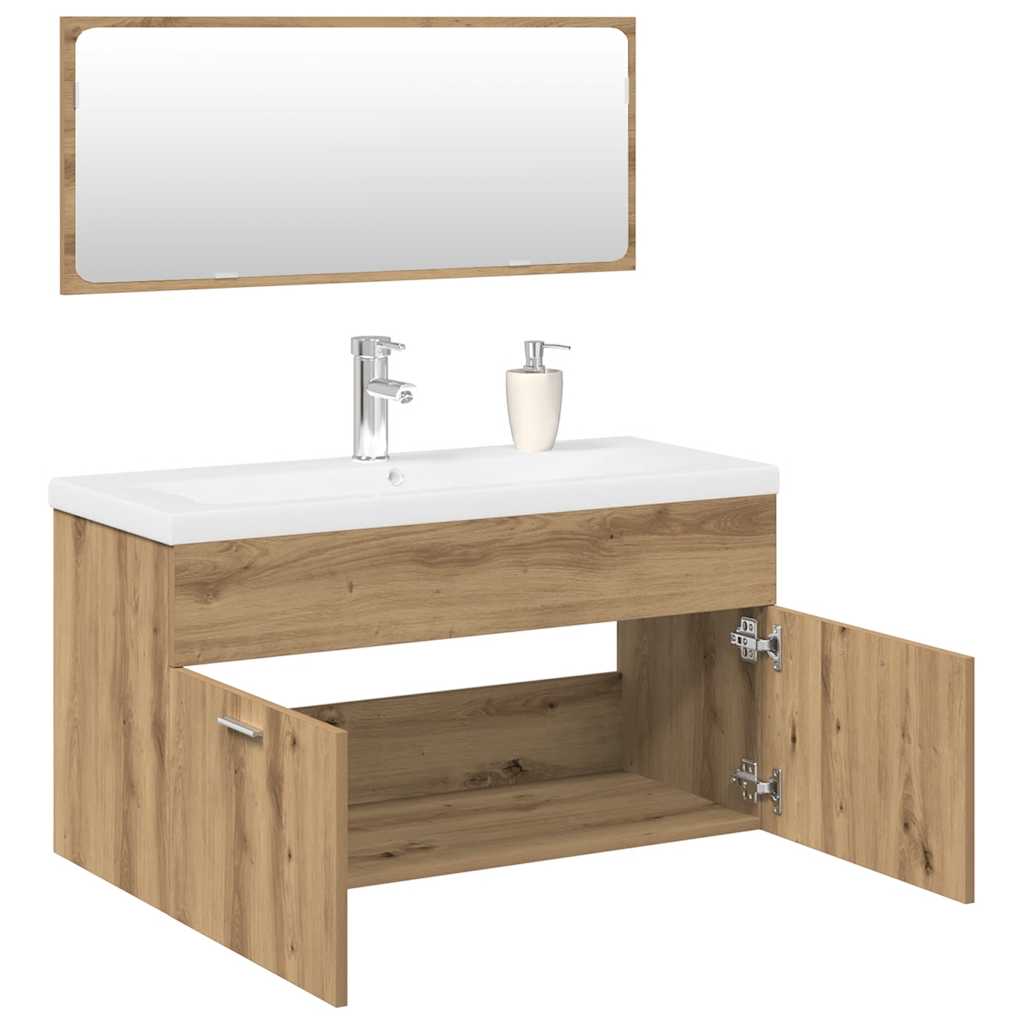 Bathroom Furniture Set Engineered Wood