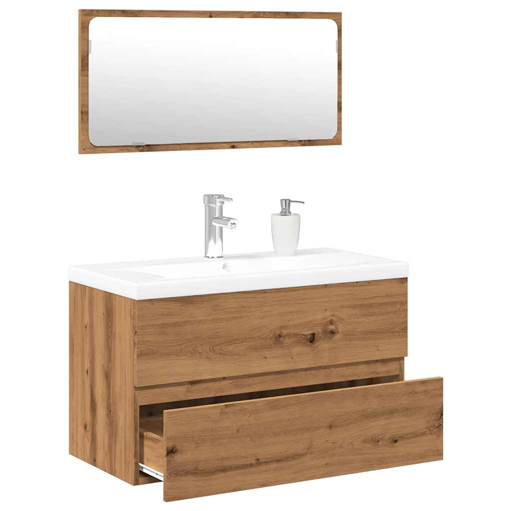 Bathroom Furniture Set Engineered Wood