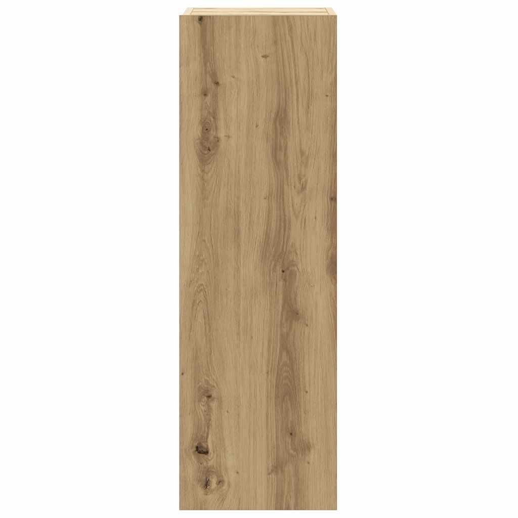 5 Piece Tv Cabinet Set Wall-Mounted Artisan Oak Engineered Wood