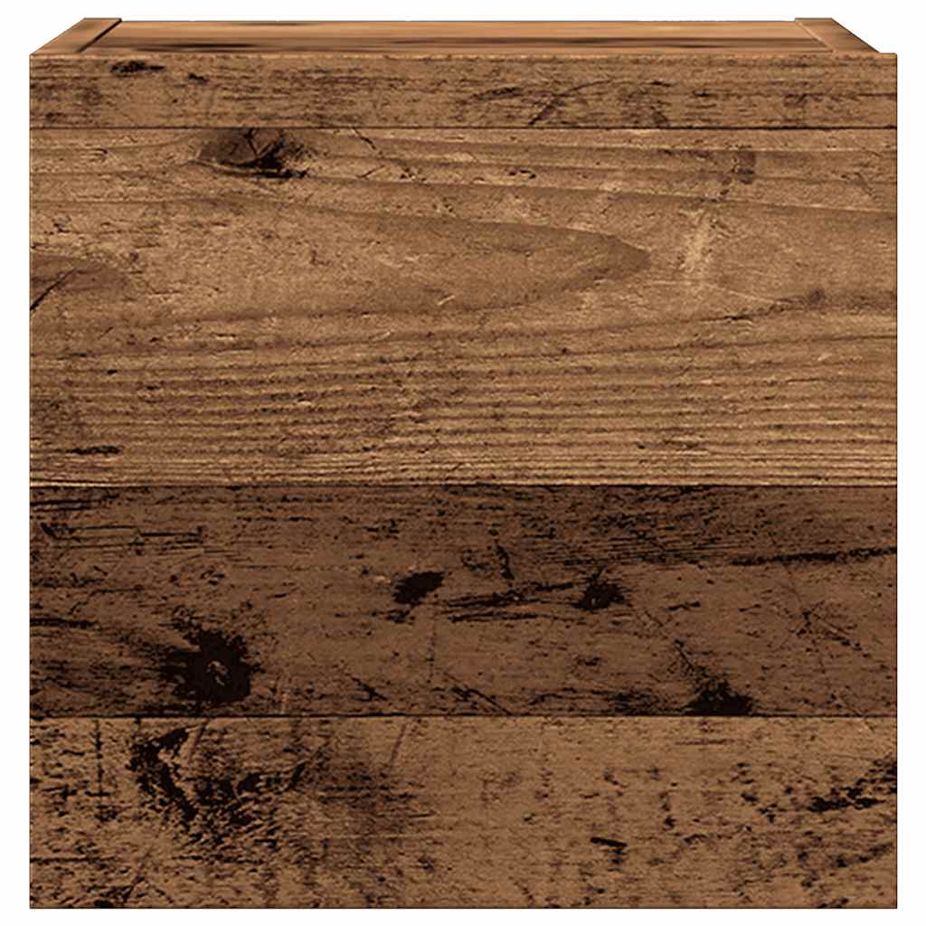 5 Piece Tv Cabinet Set Wall-Mounted Old Wood Engineered Wood