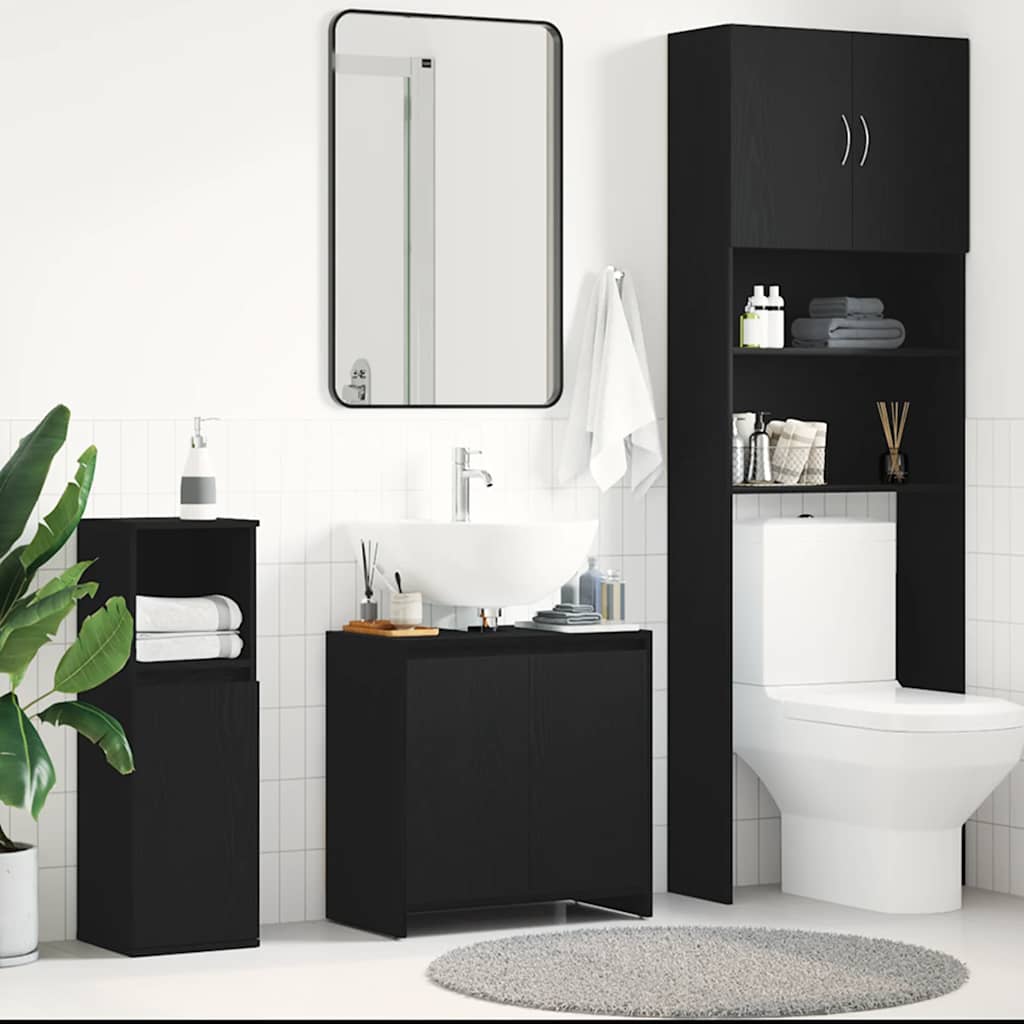 Bathroom Cabinet 60X33X61 Cm Engineered Wood