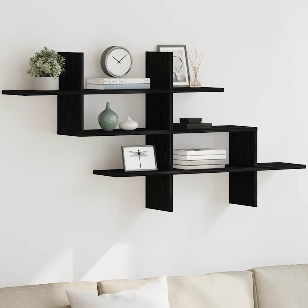 Wall Shelf 124.5X18X60.5 Cm Engineered Wood